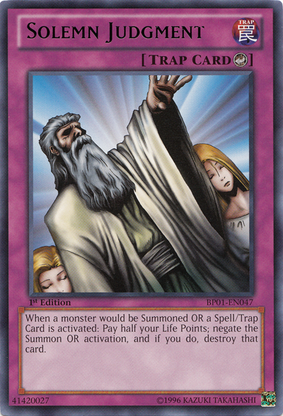 Solemn Judgment [BP01-EN047] Rare 