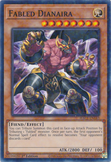 Fabled Dianaira (Duel Terminal) [HAC1-EN143] Common 