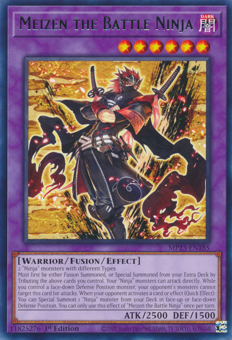 Meizen the Battle Ninja [MP23-EN185] Rare 