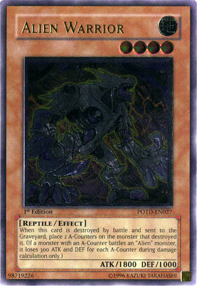 Alien Warrior [POTD-EN027] Ultimate Rare 