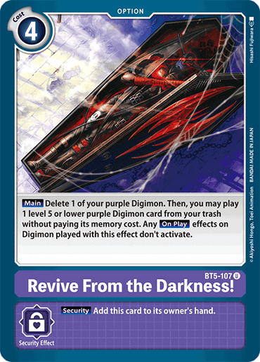 Relive From the Darkness! [BT5-107] [Battle of Omni] 