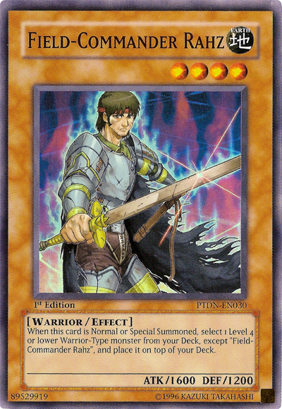 Field-Commander Rahz [PTDN-EN030] Super Rare 