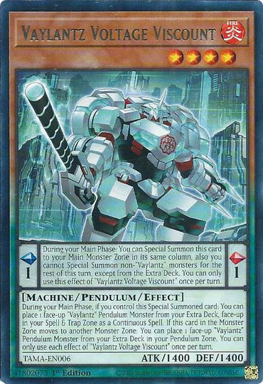 Vaylantz Voltage Viscount [TAMA-EN006] Rare 