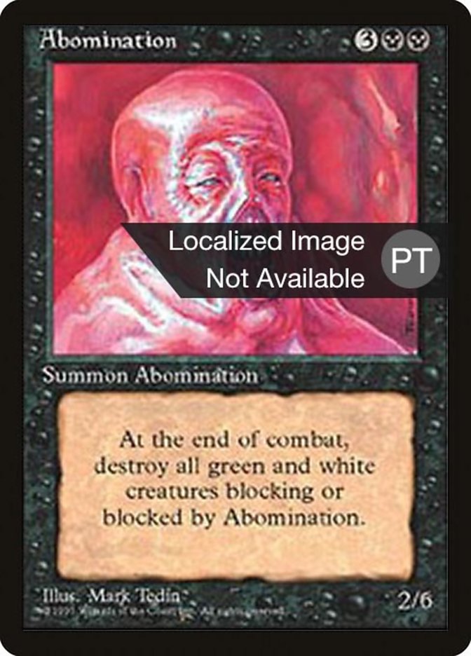 Abomination [Fourth Edition (Foreign Black Border)] 