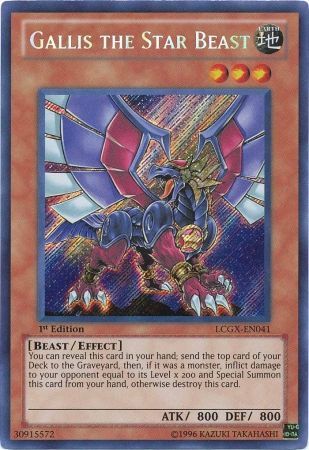 Gallis the Star Beast [LCGX-EN041] Secret Rare 
