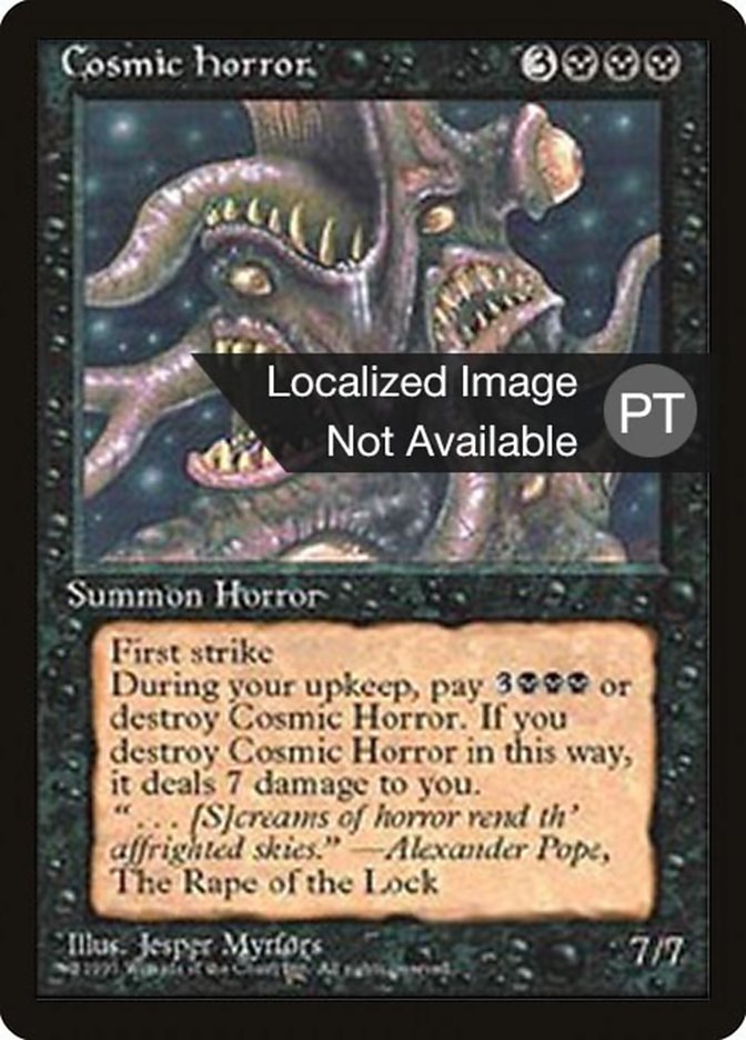 Cosmic Horror [Fourth Edition (Foreign Black Border)] 