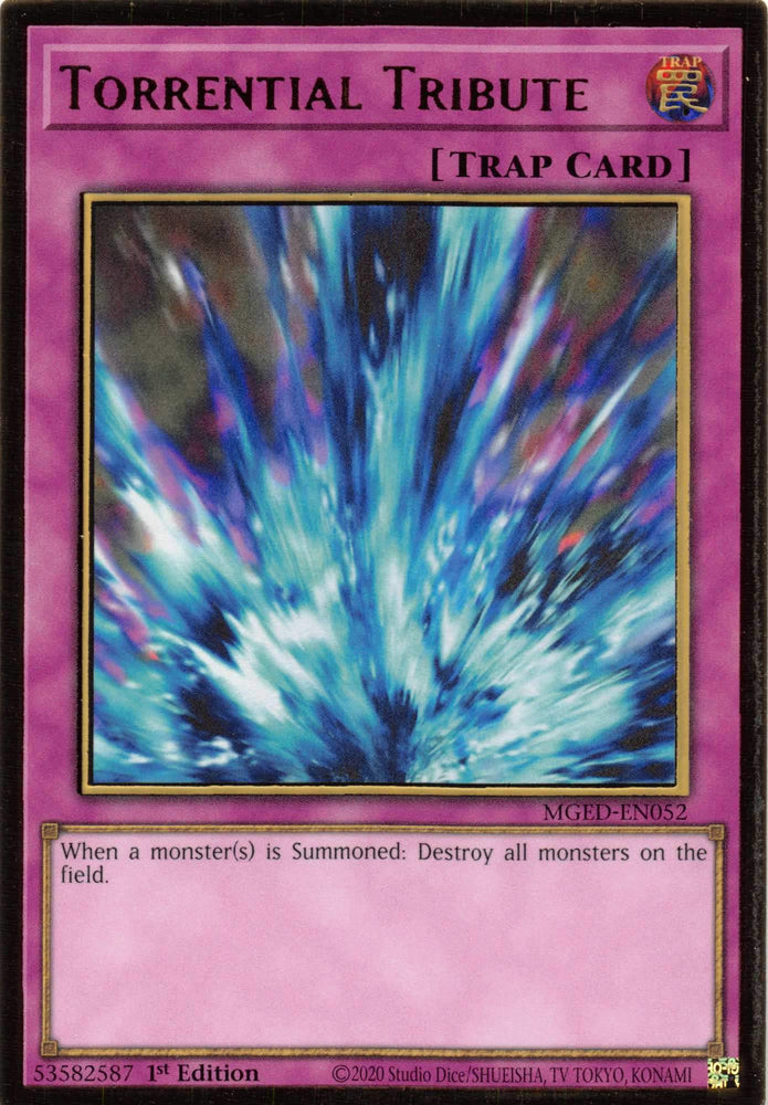 Torrential Tribute [MGED-EN052] Gold Rare 