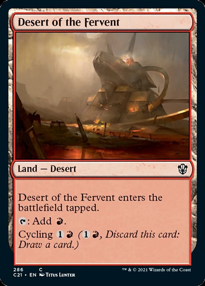 Desert of the Fervent [Commander 2021] 