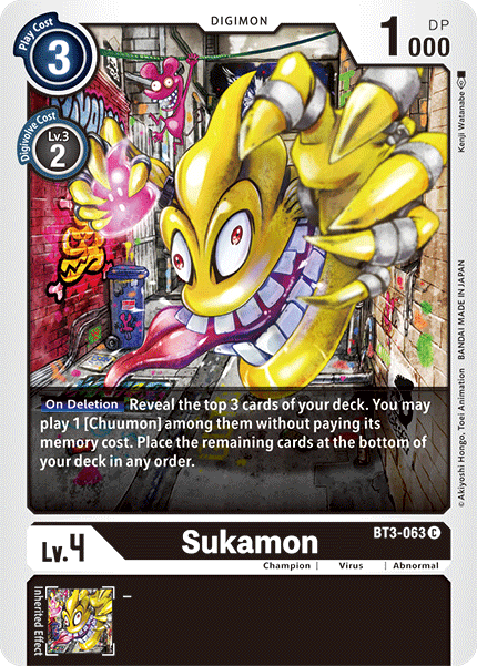 Sukamon [BT3-063] [Release Special Booster Ver.1.5] 