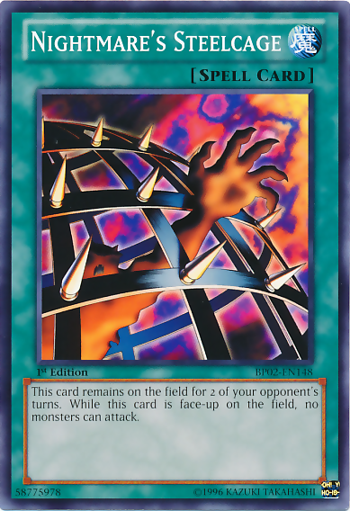 Nightmare's Steelcage [BP02-EN148] Mosaic Rare 