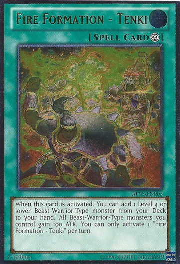 Fire Formation - Tenki [AP03-EN003] Ultimate Rare 