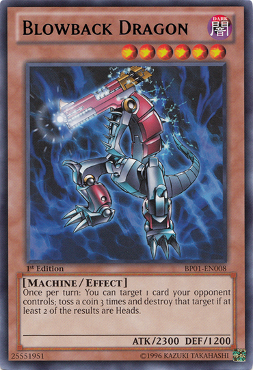 Blowback Dragon [BP01-EN008] Rare 