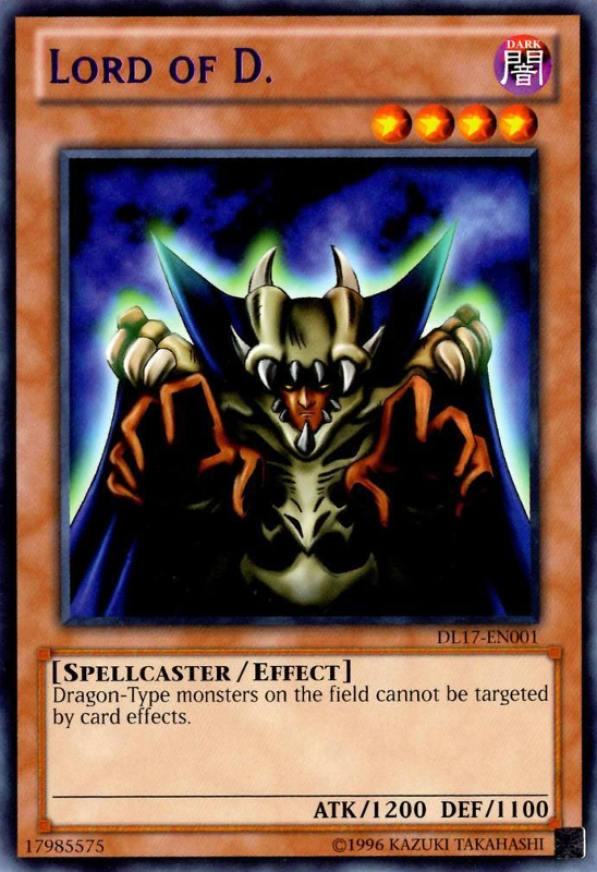Lord of D. (Purple) [DL17-EN001] Rare 