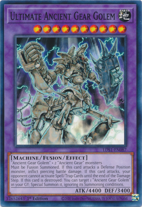 Ultimate Ancient Gear Golem [LDS1-EN087] Common 