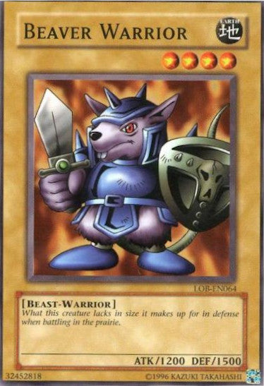 Beaver Warrior [LOB-EN064] Common 