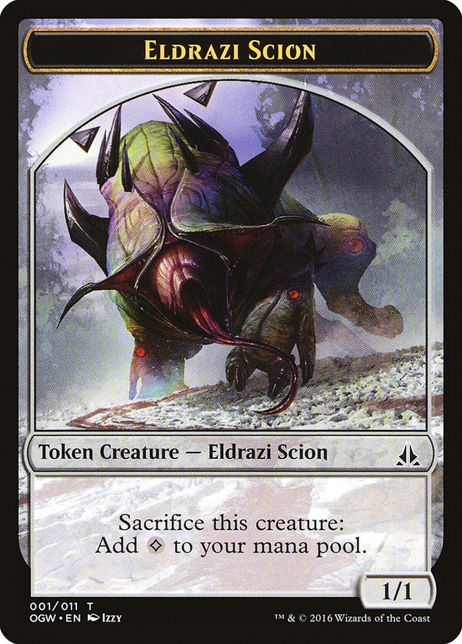 Eldrazi Scion Token (001/011) [Oath of the Gatewatch Tokens] 