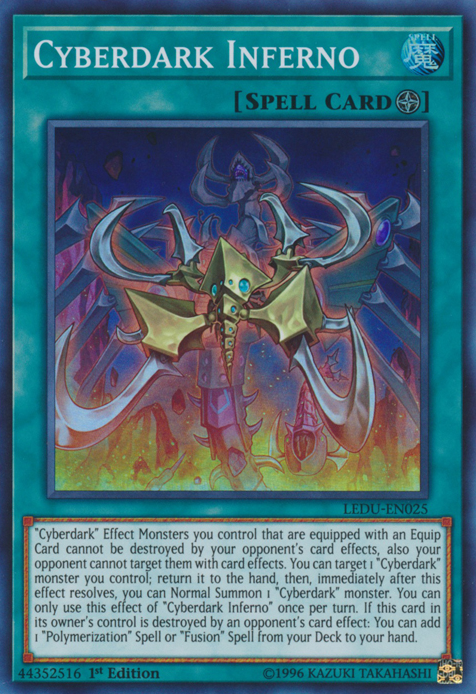 Cyberdark Inferno [LEDU-EN025] Super Rare 