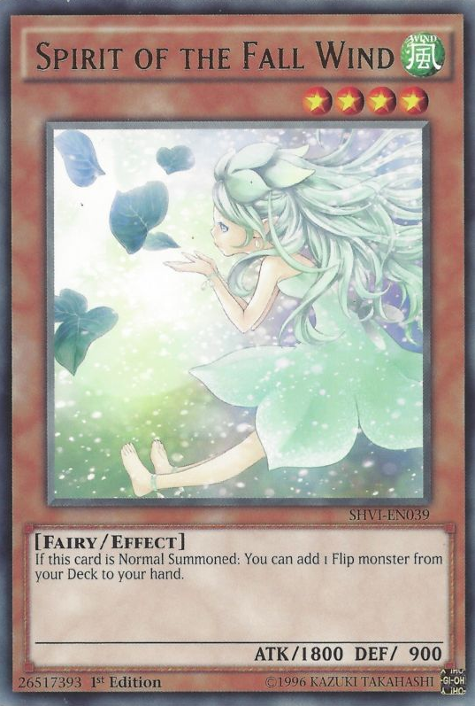 Spirit of the Fall Wind [SHVI-EN039] Rare 