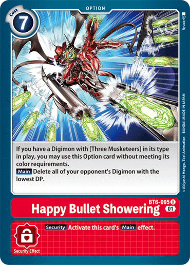 Happy Bullet Showering [BT6-095] [Double Diamond] 