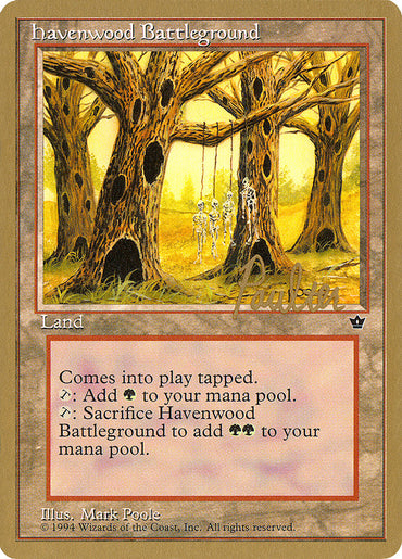 Havenwood Battleground (Preston Poulter) [Pro Tour Collector Set] 