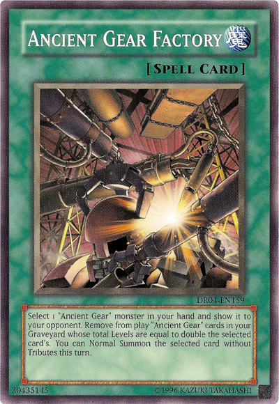 Ancient Gear Factory [DR04-EN159] Common 