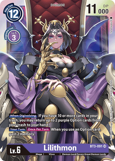 Lilithmon [BT3-091] [Release Special Booster Ver.1.0] 