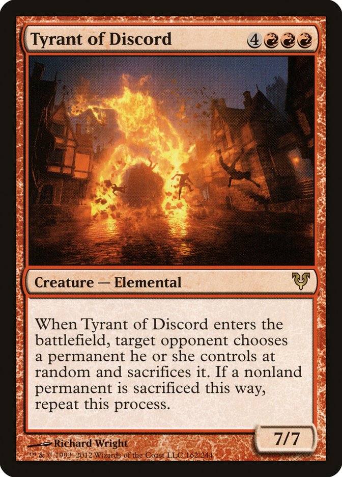 Tyrant of Discord [Avacyn Restored] 