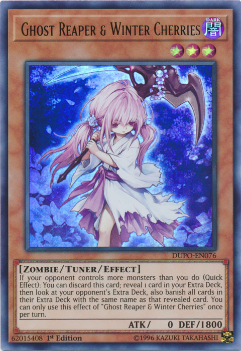 Ghost Reaper &amp; Winter Cherries [DUPO-EN076] Ultra Rare 