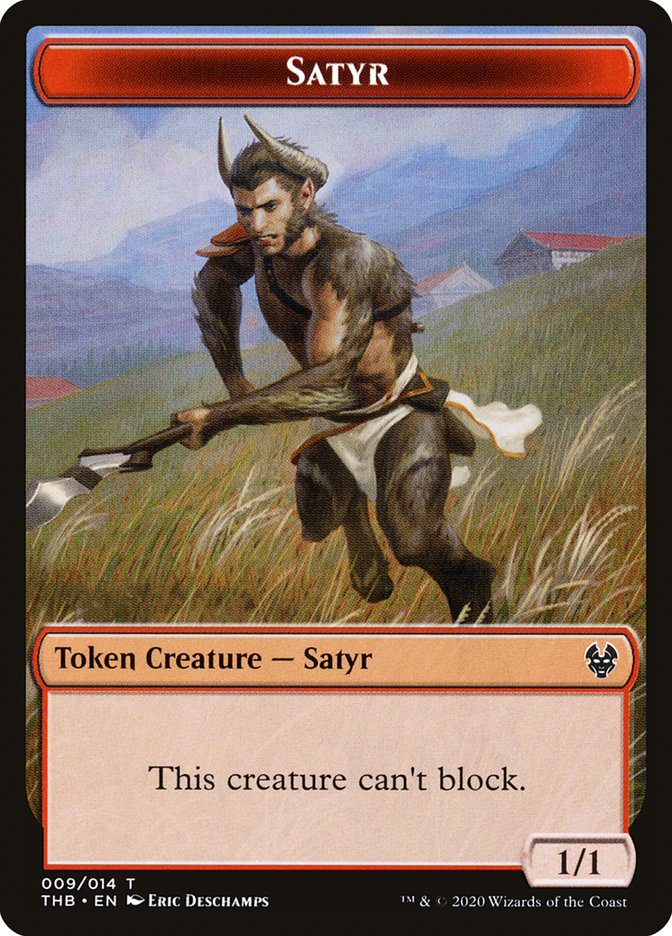 Satyr Token [Theros Beyond Death Tokens] 