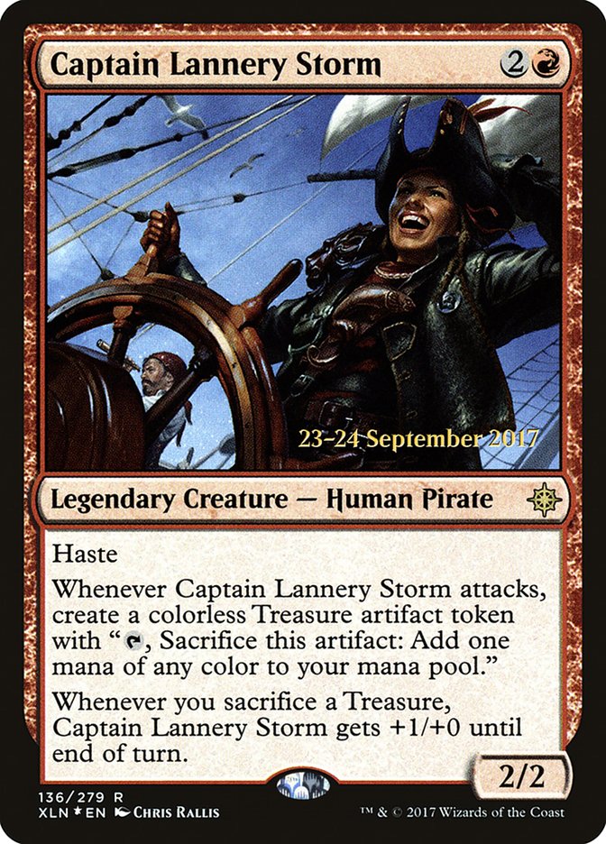 Captain Lannery Storm [Ixalan Prerelease Promos] 