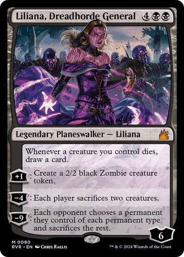 Liliana, Dreadhorde General [Ravnica Remastered] 