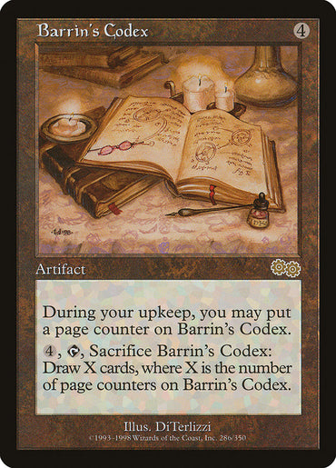 Barrin's Codex [Urza's Saga] 