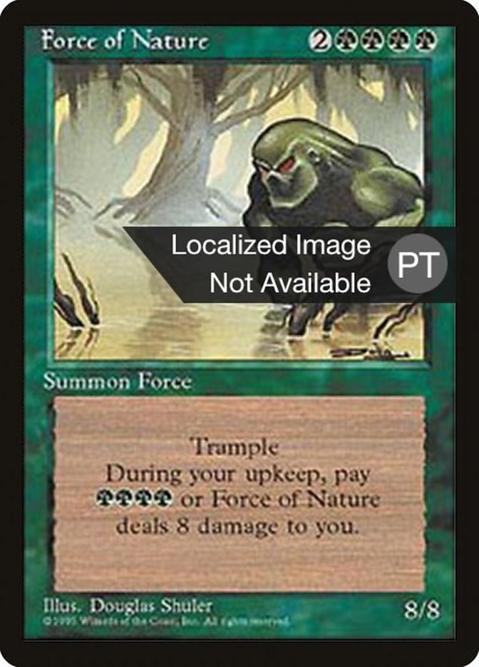 Force of Nature [Fourth Edition (Foreign Black Border)] 