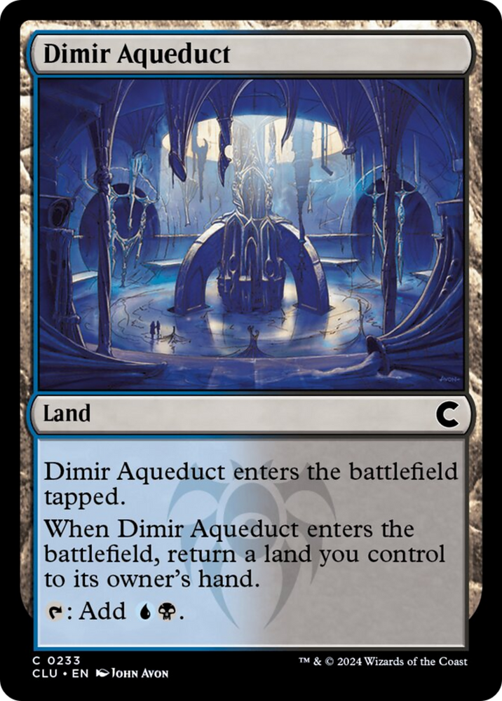 Dimir Aqueduct [Ravnica: Clue Edition] 