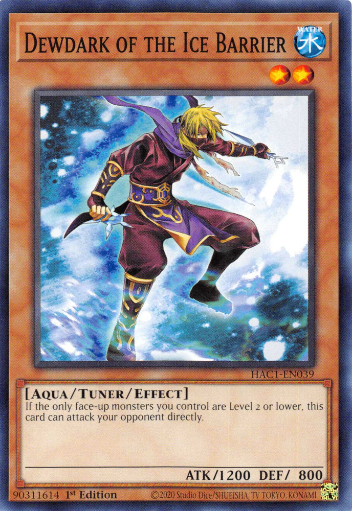Dewdark of the Ice Barrier [HAC1-EN039] Common 