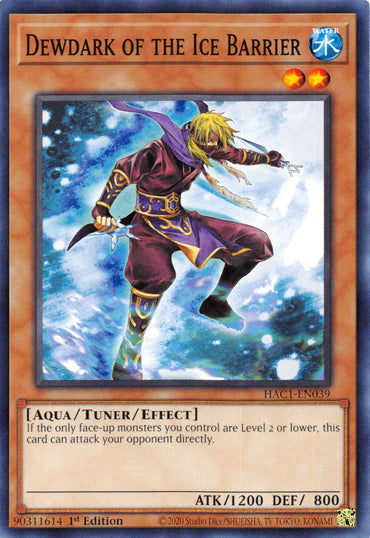 Dewdark of the Ice Barrier [HAC1-EN039] Common 