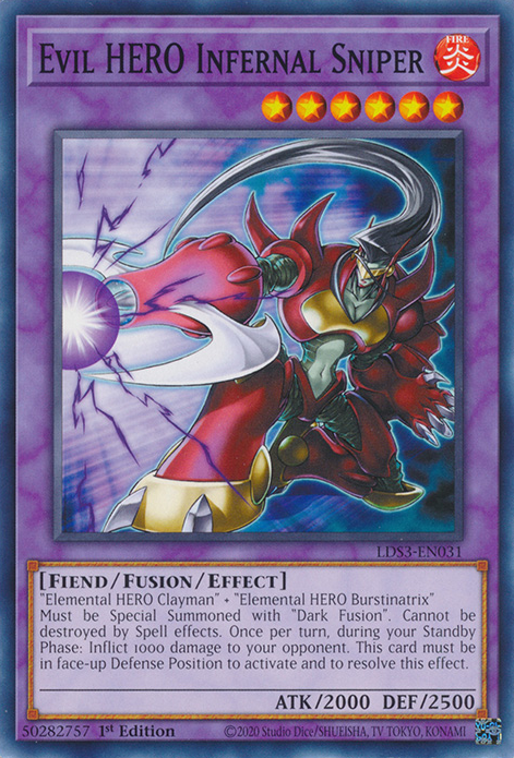 Evil HERO Infernal Sniper [LDS3-EN031] Common 