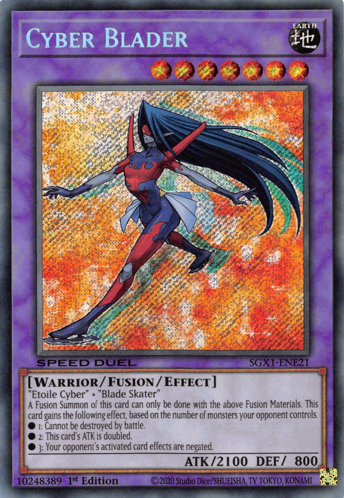 Cyber ​​Blader [SGX1-JAN21] Secret Rare 