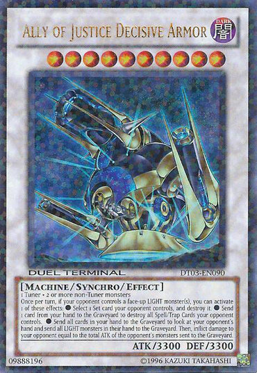 Ally of Justice Decisive Armor [DT03-EN090] Ultra Rare 