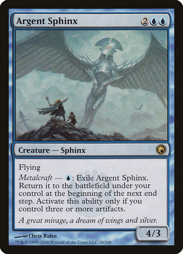 Argent Sphinx [Scars of Mirrodin] 