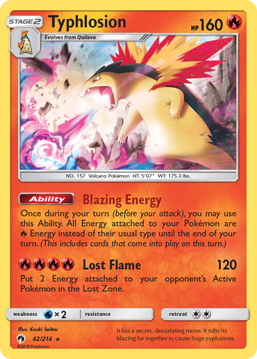 Typhlosion (42/214) [Sun & Moon: Lost Thunder]