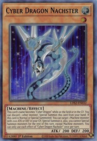 Cyber ​​Dragon Nachster (Green) [LDS2-EN032] Ultra Rare 
