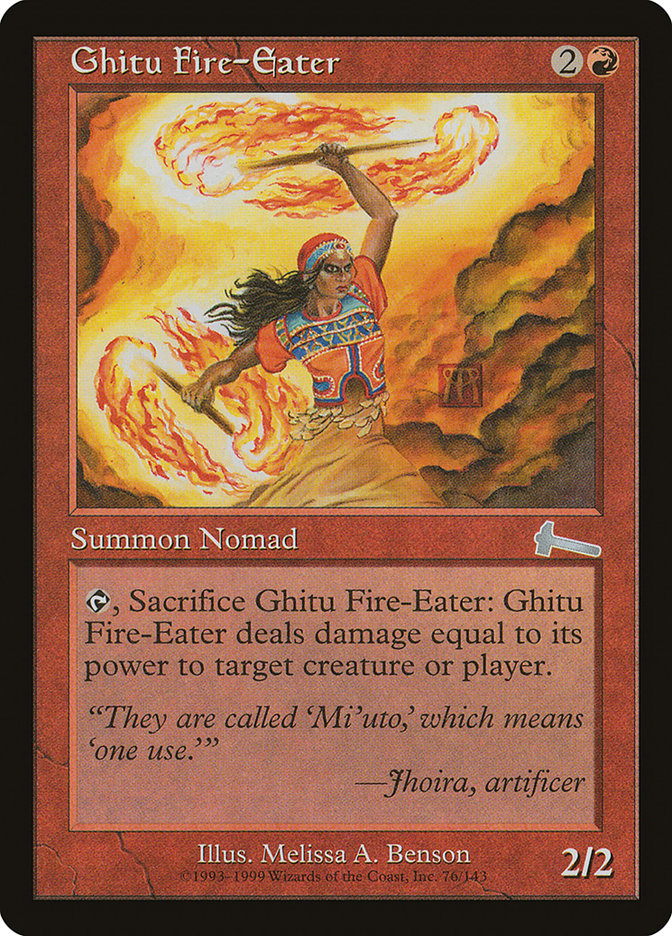 Ghitu Fire-Eater [Urza's Legacy] 