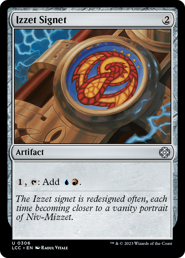 Izzet Signet [The Lost Caverns of Ixalan Commander] 