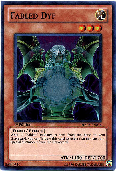 Fabled Dyf [HA03-EN036] Super Rare 