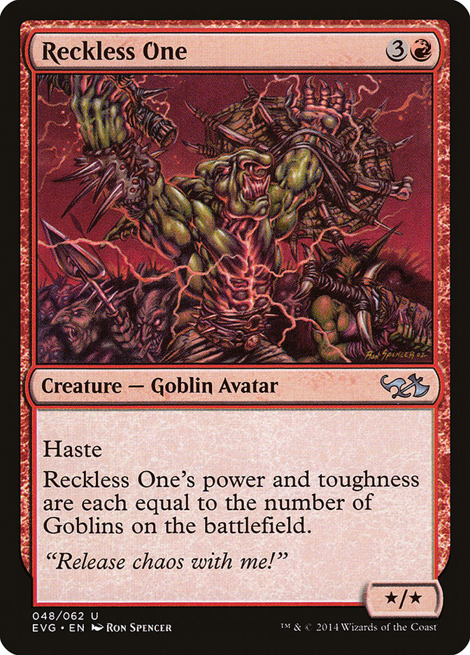 Reckless One (Elves vs. Goblins) [Duel Decks Anthology] 