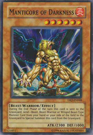 Manticore of Darkness [DR2-EN068] Super Rare 