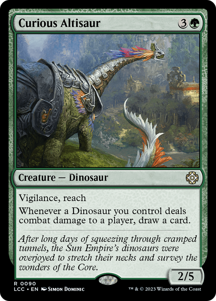 Curious Altisaur [The Lost Caverns of Ixalan Commander] 