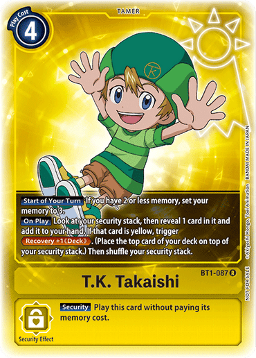 TK Takaishi [BT1-087] (Buy-A-Box Promo) [Release Special Booster Ver.1.0 Promos] 