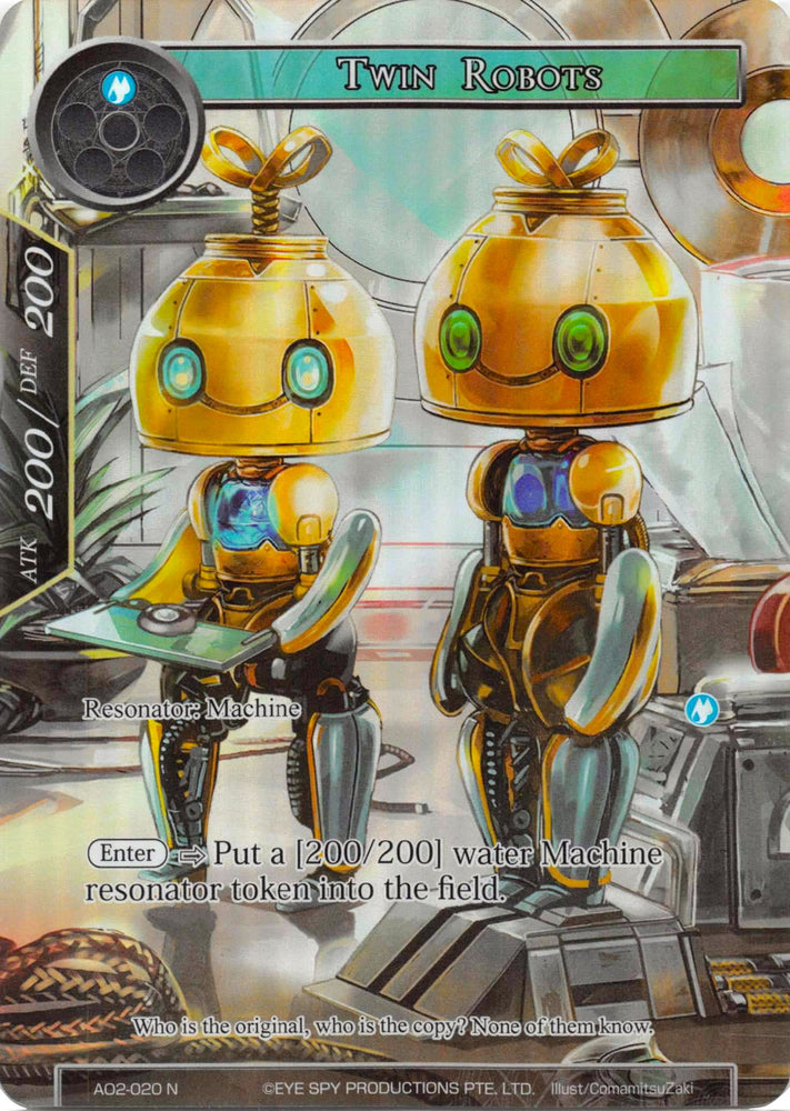 Twin Robots (Full Art) (AO2-020) [Alice Origin II]